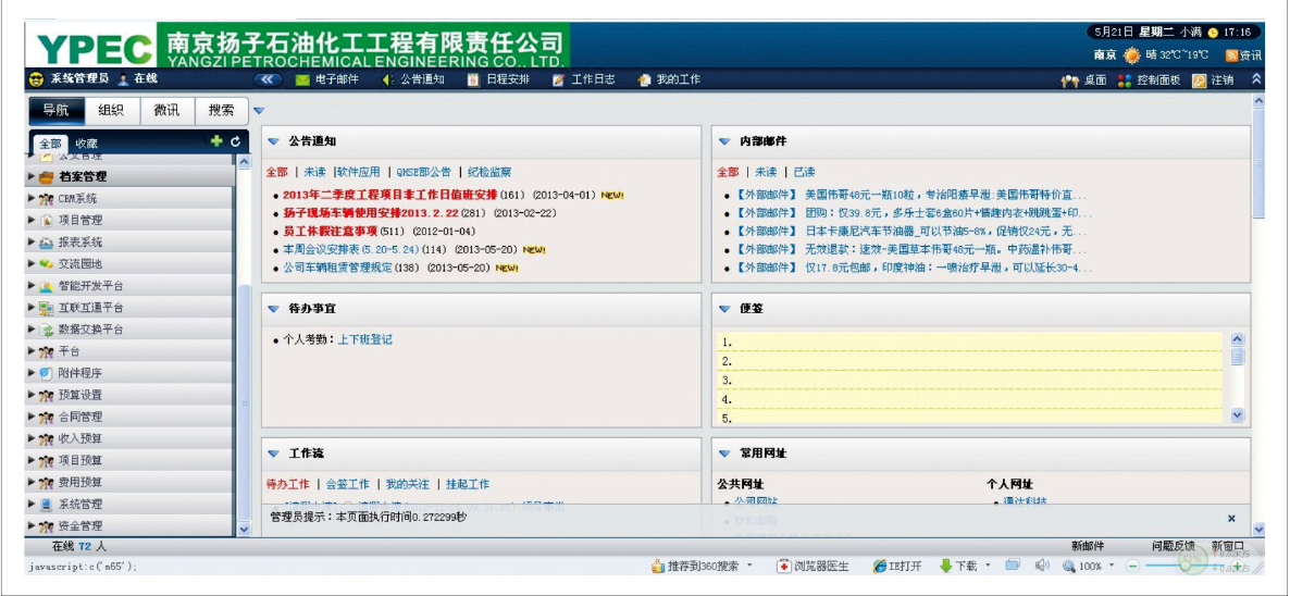 南京扬子石油化工有限公司全面预算系统